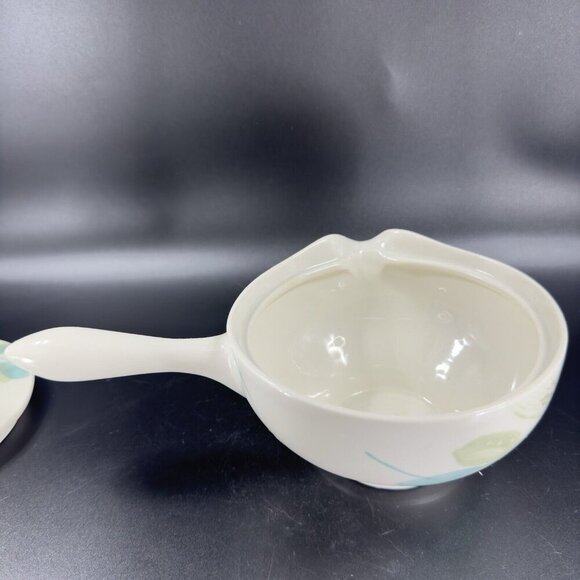 Vintage Red Wing MERRILEAF Gravy Boat with Lid True China With Handle READ - Picture 10 of 16